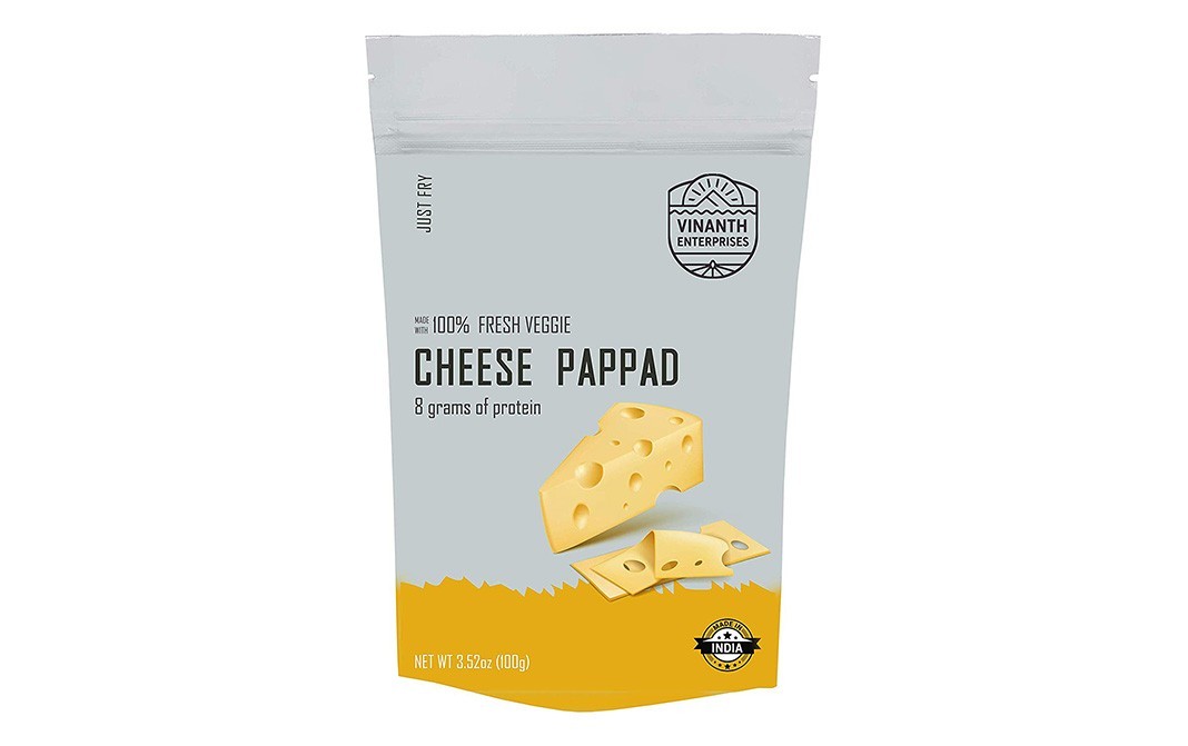 Vinanth Enterprises Cheese Pappad    Pack  100 grams